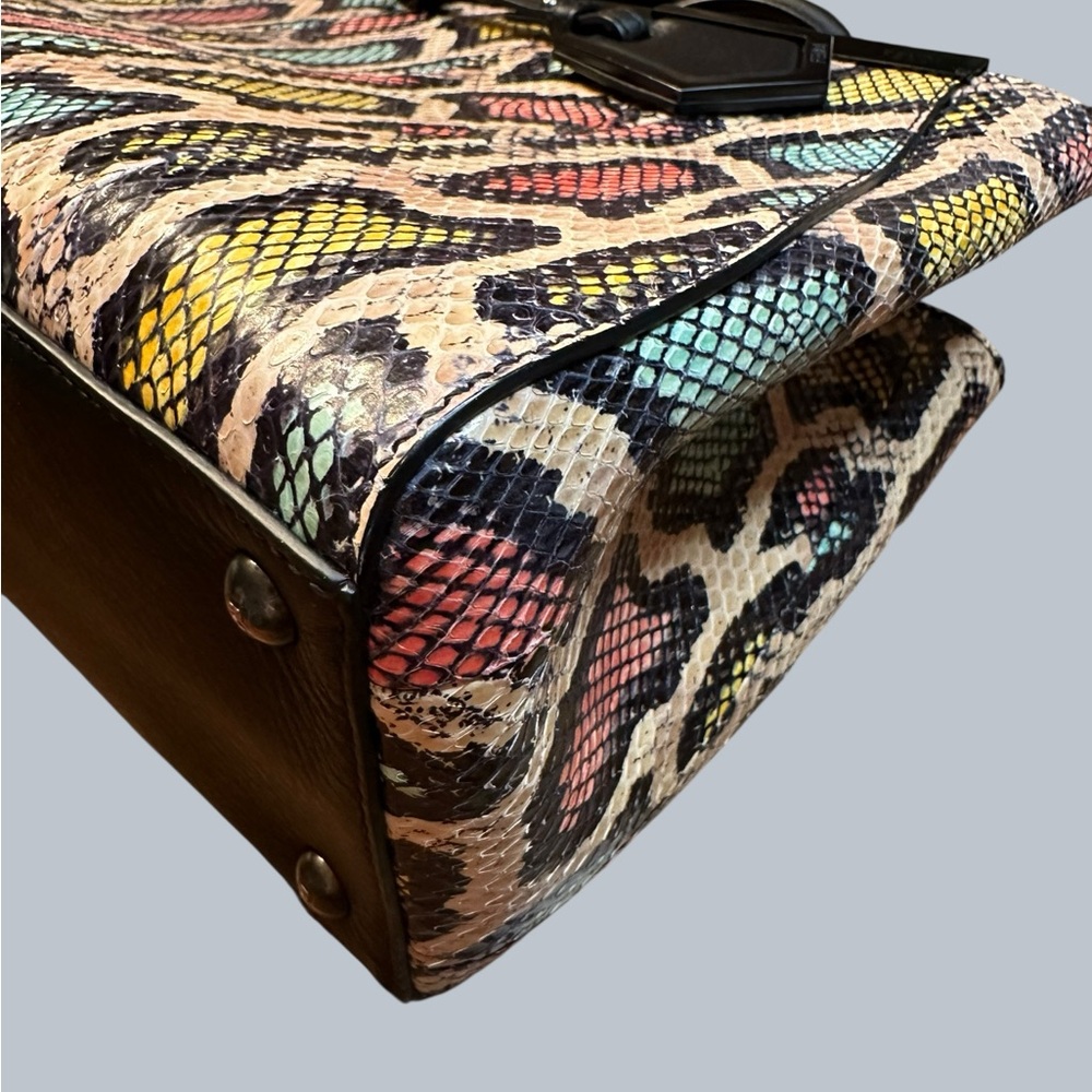 Fendi 2Jours tote bag in multicolor python with b… - image 6